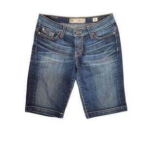 BKE Payton Bermuda Dark Wash Shorts Women's Size 26